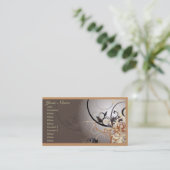 Carte de visite professionnel abstrait bilatéral (Debout devant)