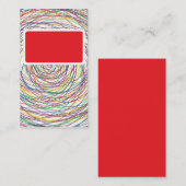 carte de visite professionnel abstrait élégant (Devant / Derrière)