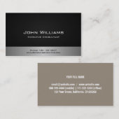 Carte De Visite Professionnel administrateur droit légal (Devant / Derrière)