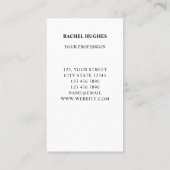 Carte de visite professionnel Arbre de vie (Dos)