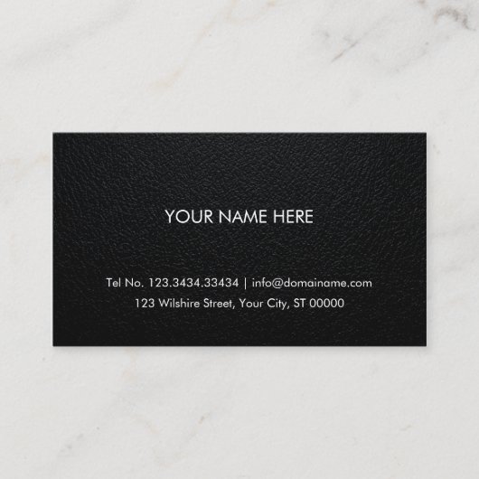 Carte de visite professionnel - Arrière - plan en  (Devant)