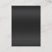 Carte De Visite Professionnel Arrière - plan gris rouge clair uniq (Dos)