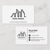 Carte de visite professionnel avec conception mini (Devant / Derrière)