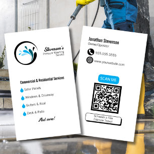 Carte De Visite Professionnel avec lavage à pression personnalisé