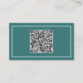 Carte de visite professionnel avec QR Code Scan In (Devant)
