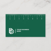 Carte de visite professionnel avec règle (cm) (Devant)
