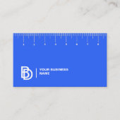 Carte de visite professionnel avec règle (cm) (Devant)