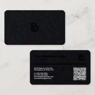 Carte de visite professionnel avec règle (cm)