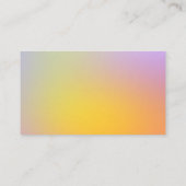 Carte de visite professionnel avec un objet modern (Dos)