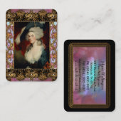 Carte De Visite Professionnel baroque de Majoyne Berlaine (Devant / Derrière)