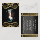 Carte De Visite Professionnel baroque de Marie Fairdaye (Devant / Derrière)