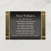 Carte De Visite Professionnel baroque de Marie Fairdaye (Dos)