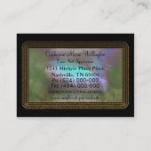 Carte De Visite Professionnel baroque d'élégance d'Antoinette (Dos)