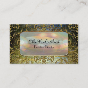 Carte De Visite Professionnel baroque élégant de Sashee