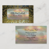 Carte De Visite Professionnel baroque élégant de Sashee (Devant / Derrière)