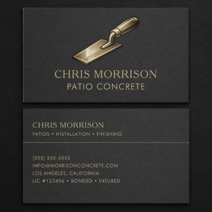 Carte De Visite Professionnel béton de patio