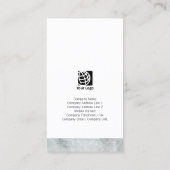 Carte de visite professionnel Black Grunge Arrière (Dos)
