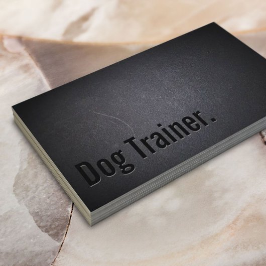 Carte de visite professionnel Black Out Dog