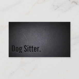 Carte de visite professionnel Black Out Dog Sitter