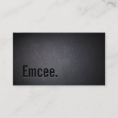 Carte de visite professionnel Black Out Emcee (Devant)