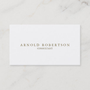 Carte de visite professionnel blanc clair