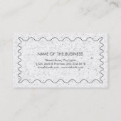 Carte De Visite Professionnel Blanc clair Élégant Moderne Simple (Dos)