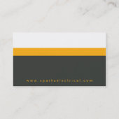 CARTE DE VISITE PROFESSIONNEL :: bold block2 1L (Dos)