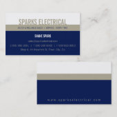 CARTE DE VISITE PROFESSIONNEL :: bold block2 2L (Devant / Derrière)