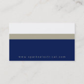 CARTE DE VISITE PROFESSIONNEL :: bold block2 2L (Dos)