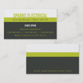 CARTE DE VISITE PROFESSIONNEL :: bold block2 3L (Devant / Derrière)