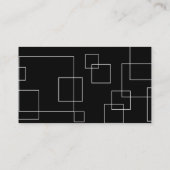 Carte de visite professionnel carré (Dos)