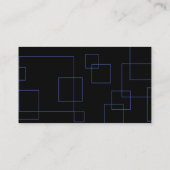 CARTE DE VISITE professionnel CARRÉ BLUE (Dos)