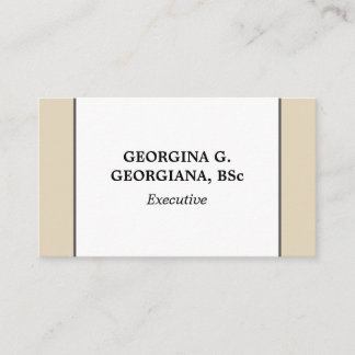 Carte de visite professionnel classique et traditi