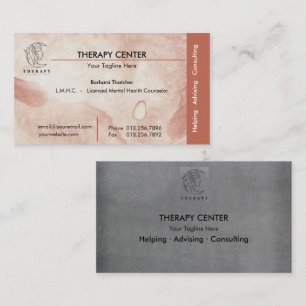 Carte De Visite Professionnel Consultant Thérapiste