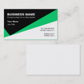 Carte de visite professionnel contemporain (Devant / Derrière)