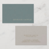 Carte De Visite Professionnel Créatif Design Perle Finition Luxe (Devant / Derrière)