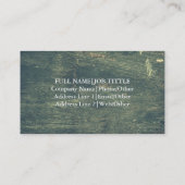 Carte De Visite Professionnel Créez votre propre charpentier en bo (Dos)