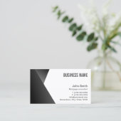 Carte De Visite Professionnel d'agent d'hypothèque (Debout devant)