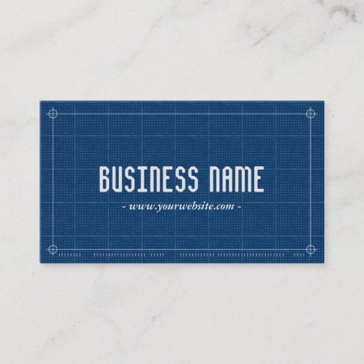 Carte de visite professionnel d'architecture de (Devant)