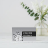 Carte de visite professionnel d'argent de (Debout devant)