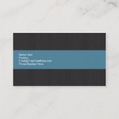Carte de visite professionnel Dark & Blue (Dos)