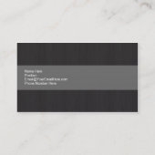 Carte de visite professionnel Dark & Grey (Dos)