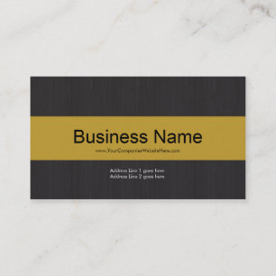 Carte de visite professionnel Dark & Yellow