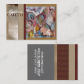 Carte De Visite Professionnel d'artiste (Devant / Derrière)