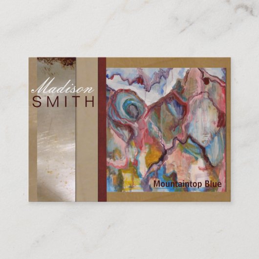 Carte De Visite Professionnel d'artiste (Devant)