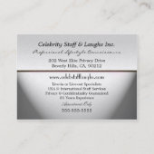 Carte De Visite Professionnel d'assistant personnel de Marcee (Dos)