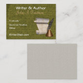Carte de visite professionnel d'auteurs (Devant / Derrière)