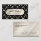 Carte De Visite Professionnel d'avocat de cabinet juridique de (Devant / Derrière)