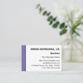 Carte de visite professionnel de base (Debout devant)