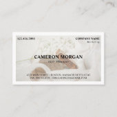 Carte De Visite Professionnel de base avec votre photo (Devant)